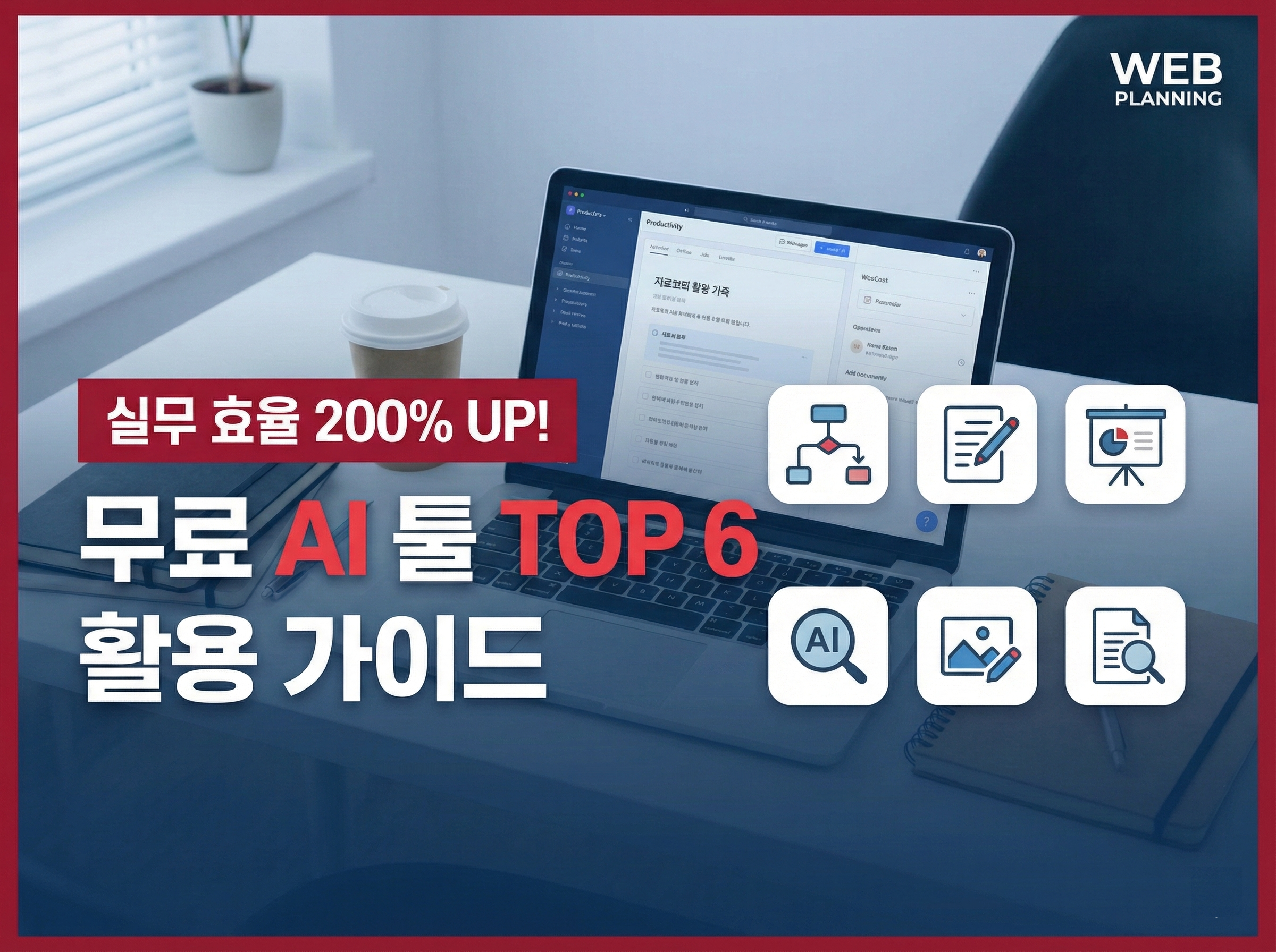실무자들만 아는 무료 AI TOP 6 활용 가이드 & 핵심 요약